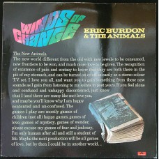 ERIC BURDON AND THE ANIMALS Winds Of Change (Polydor – 2391 293) Germany 1984 re. of 1967 LP (Classic Rock)